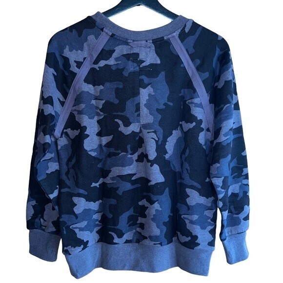 PrAna Cozy Up Sweatshirt Nautical Camo Size XS NWT - Picture 5 of 11